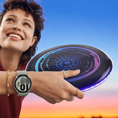 GlowFlight™ – The Illuminating Frisbee for Fun Games in the Dark!