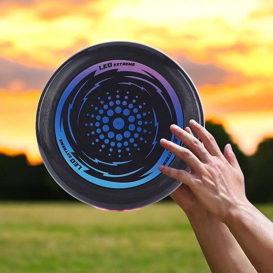 GlowFlight™ – The Illuminating Frisbee for Fun Games in the Dark!